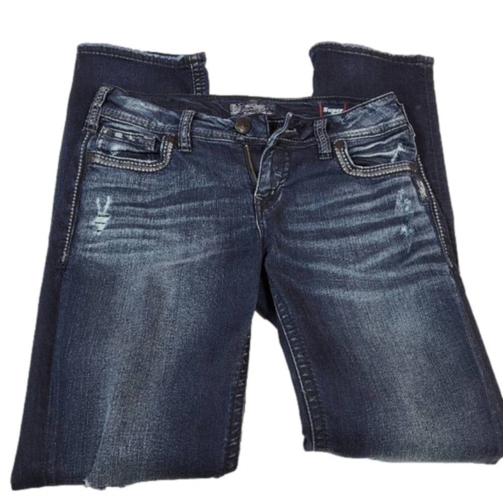 Silver Suki Blue Denim Jeans